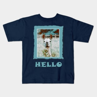 Hello Llama No.1 Kids T-Shirt